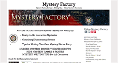 Desktop Screenshot of mysteryfactory.com
